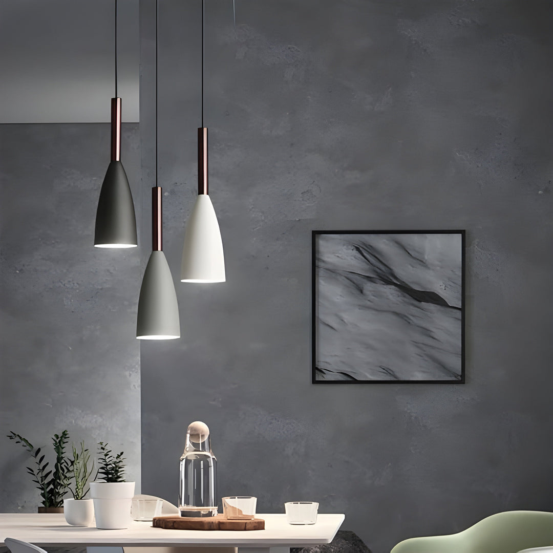 Pendant lamp in Scandinavian design – Height adjustable & modern | Perfect for kitchen & bedroom | Kalsten