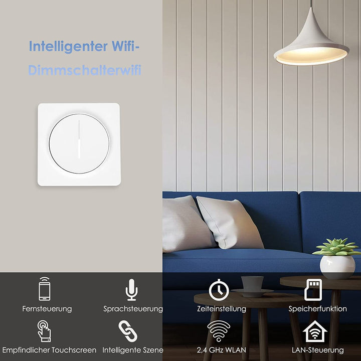Smart Dimmer Dimmer Switch Touch with Remote Control | Kalsten