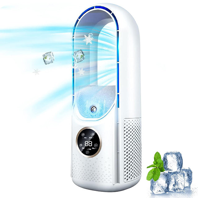 Bladeless Portable Air Conditioner | Ultra-Quiet, Ergonomic Design & Ideal for Home and Office Use | Kalsten