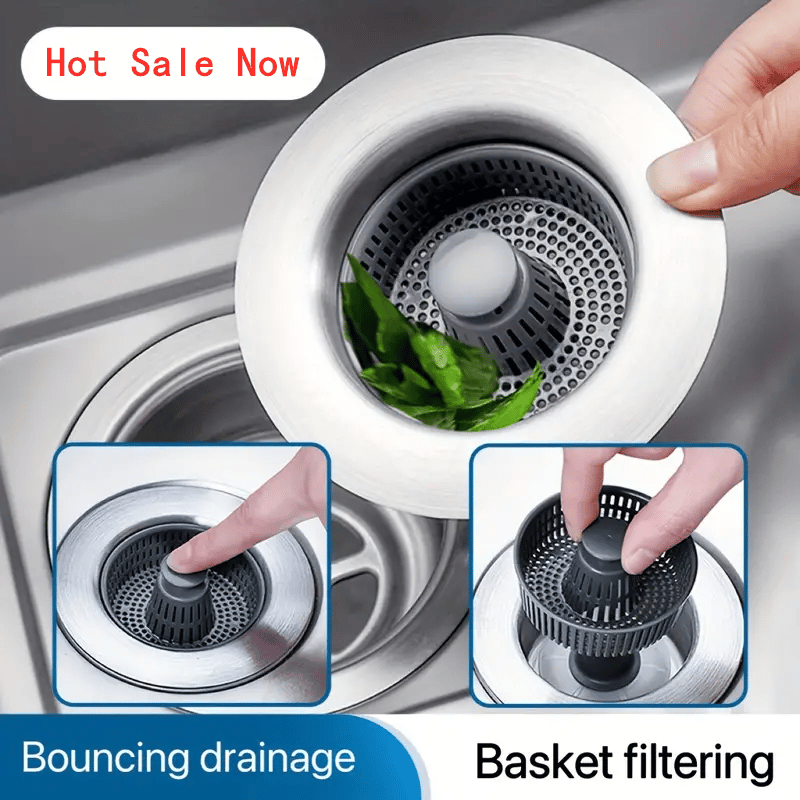 Kalsten | New Upgraded Sink Bounce Core Drain Strainer