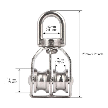 Skanto | Stainless Steel Swivel Wheel