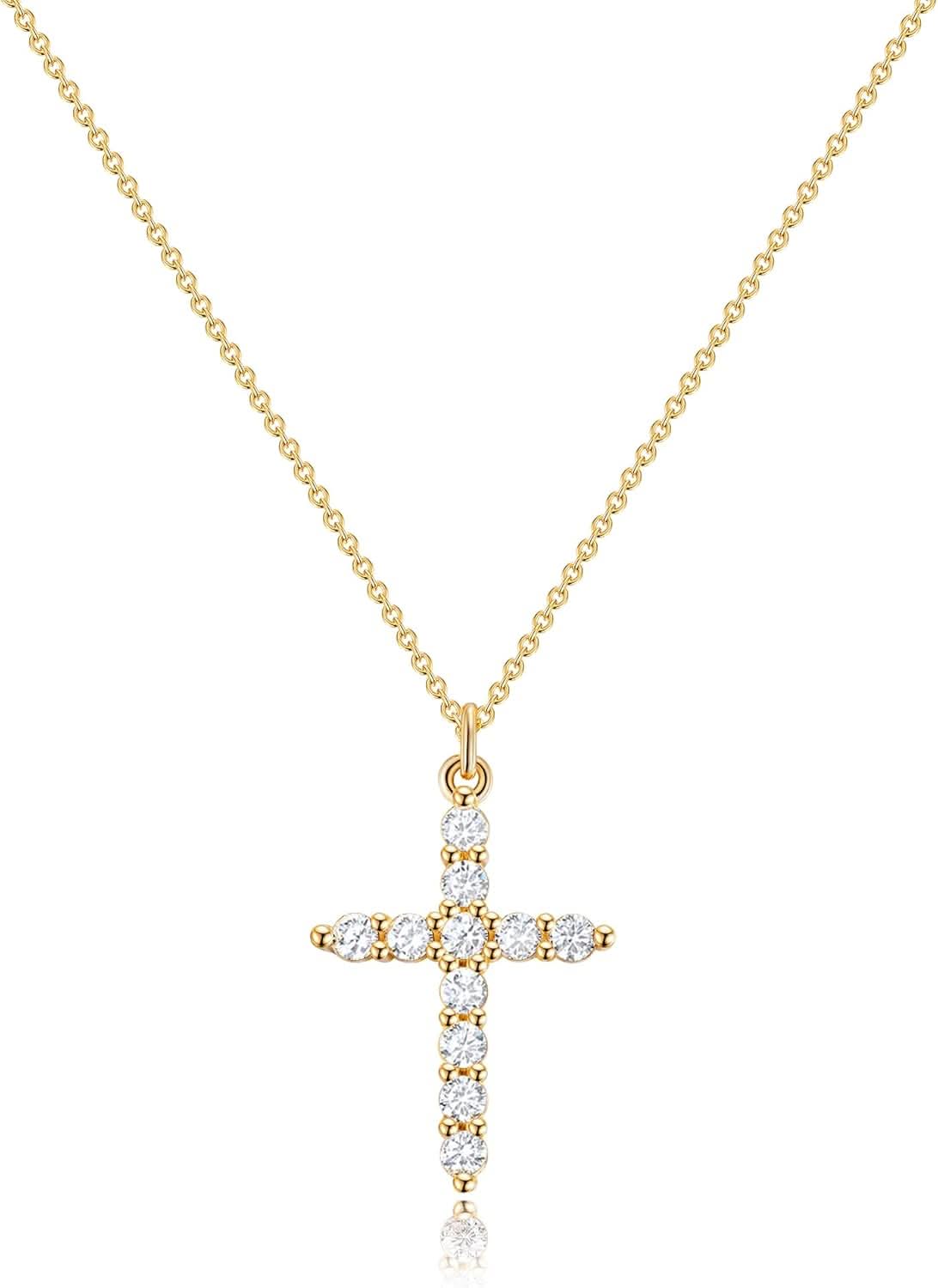 Skanto | Elegant 18K Gold Cubic Zirconia Necklace