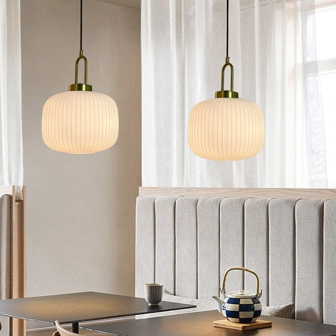 Design Pumpkin Shape Glass Pendant Light | Kalsten