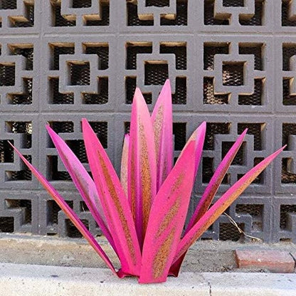 Skanto | Eternal Agave – Handmade Stainless Metal Garden Sculpture for Indoor and Outdoor Decor