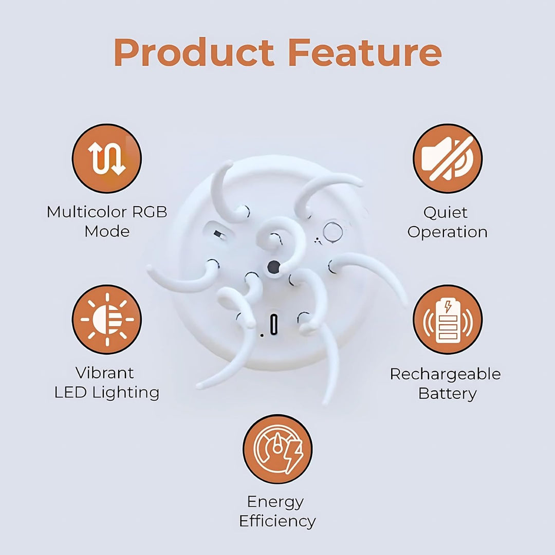 Jellyfish LED Mood Lamp – Bedroom Light Kalsten
