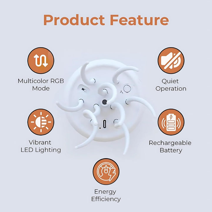 Jellyfish LED Mood Lamp – Bedroom Light Kalsten