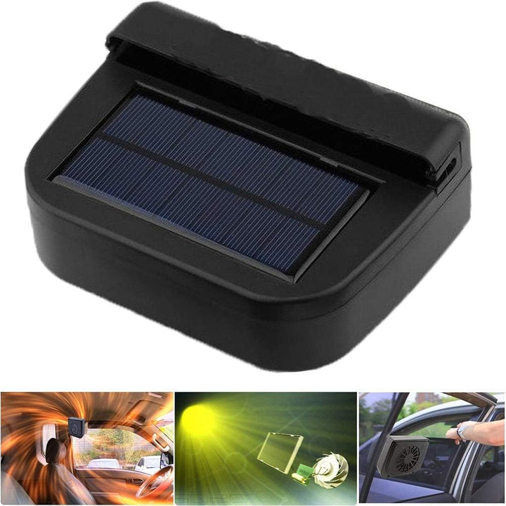 Solar-Powered Car Ventilation Fan for Odor and Smoke Elimination | Kalsten