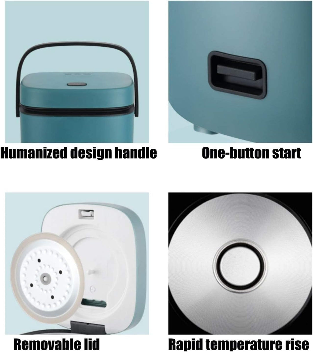 Kalsten | MiniChef 1.2L Rice Cooker – Compact Multicooker with Steaming Function and One-Button Control