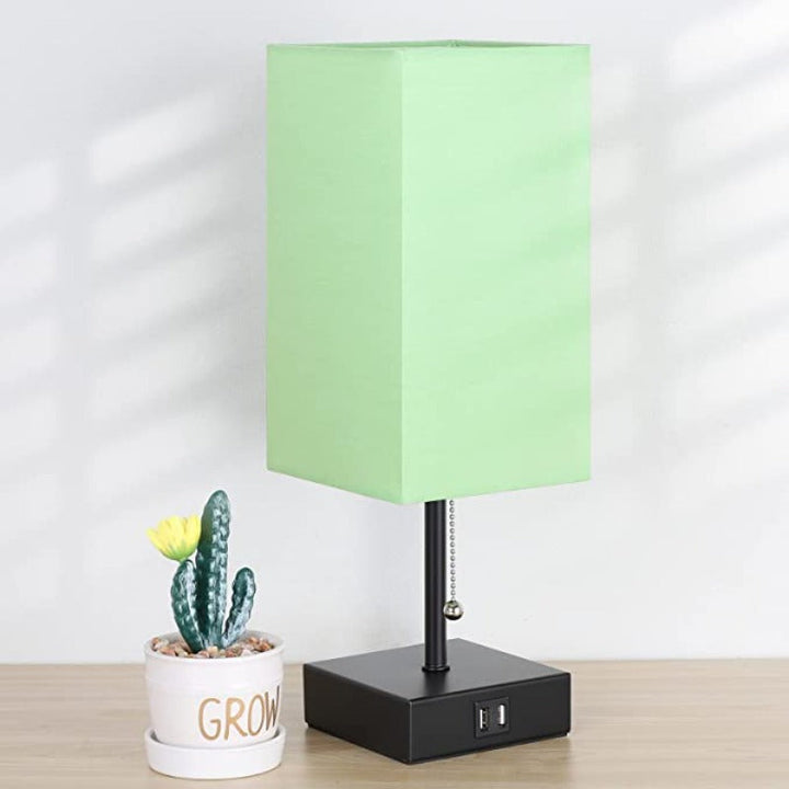 LumiCharge – Modern Table Lamp with USB Charging Ports | Kalsten
