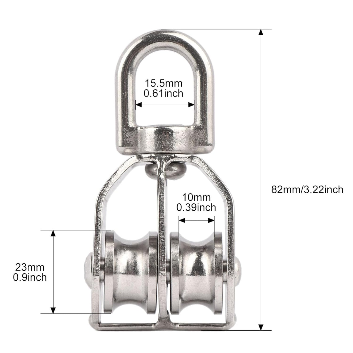 Skanto | Stainless Steel Swivel Wheel