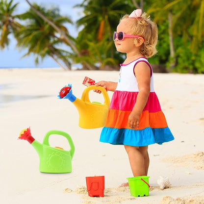BowLift | Children's watering can with flower mouth – Colorful plastic watering can for little gardeners