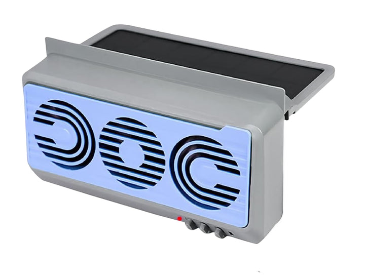 Kalsten | Solar Car Window Fan – Dual Duct Ventilation Exhaust & Cooling Accessory – Aurovent