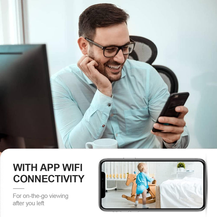 Kalsten | Mini Security Camera 4K WiFi Hidden Indoor Cam with Night Vision