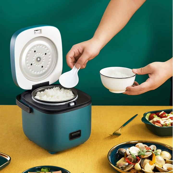 MiniChef 1.2L Rice Cooker – Compact Multicooker with Steaming Function and One-Button Control | Kalsten
