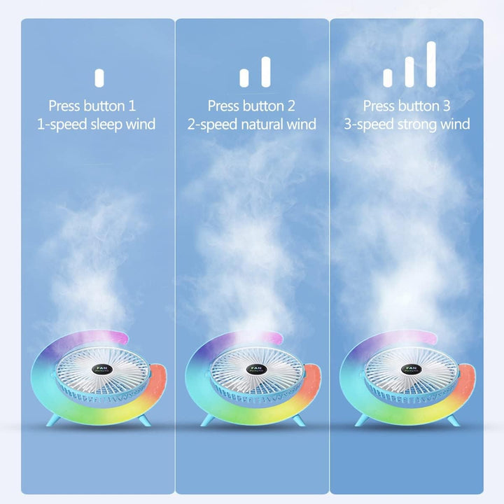 Multifunctional Colorful desktop small fan | Kalsten