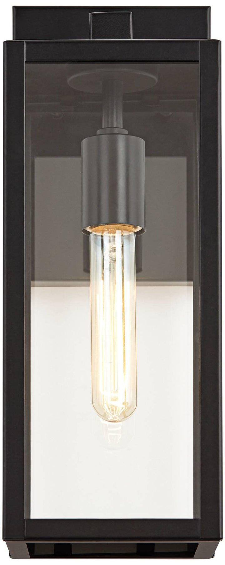 Modern Outdoor Wall Lamp – Black
