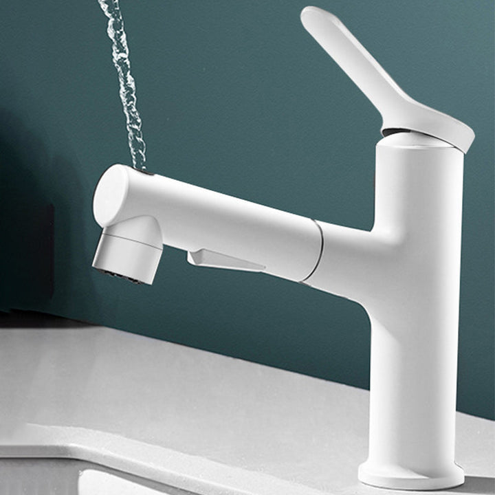 Kalsten | Pull-Out Basin Mixer Single-Lever Bathroom Faucet 1-Hole Basin Mixer