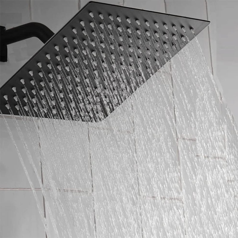 Kalsten | Traditional Square Dual Shower Heads Metal Wall Mounted Dual Shower Heads