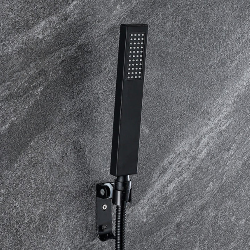 Kalsten | Traditional Square Dual Shower Heads Metal Wall Mounted Dual Shower Heads