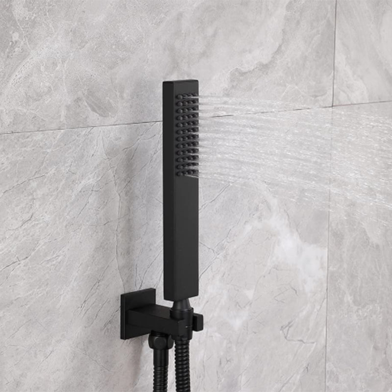 Kalsten | Traditional Square Dual Shower Heads Metal Wall Mounted Dual Shower Heads