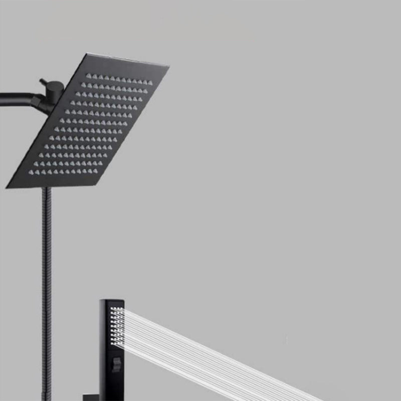 Kalsten | Traditional Square Dual Shower Heads Metal Wall Mounted Dual Shower Heads