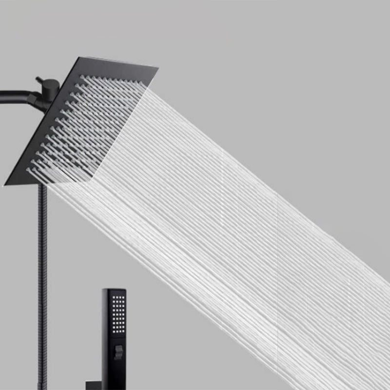 Kalsten | Traditional Square Dual Shower Heads Metal Wall Mounted Dual Shower Heads