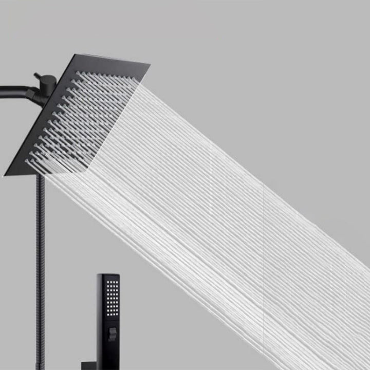 Kalsten | Traditional Square Dual Shower Heads Metal Wall Mounted Dual Shower Heads