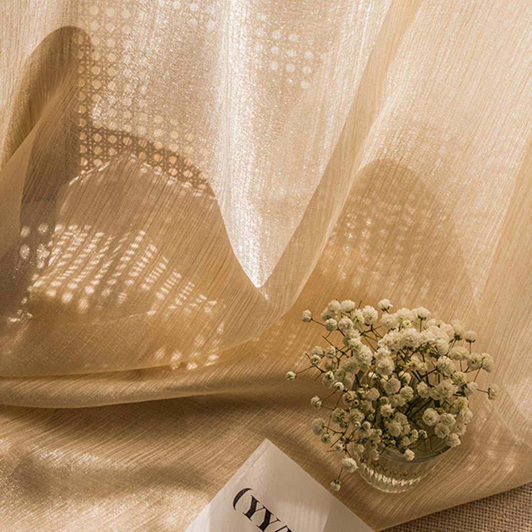 Transparent Linen Curtains, Light and Modern for Living Room | Kalsten