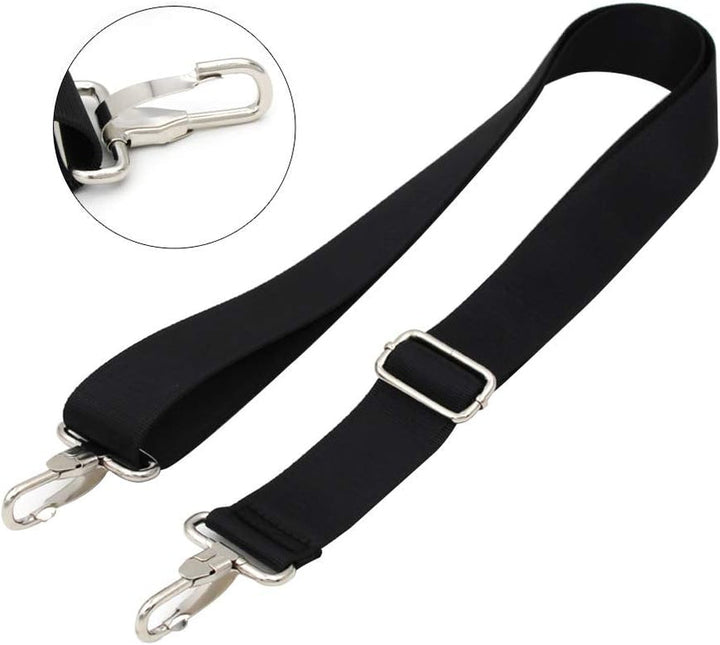 Kalsten | 47 inch bag replacement shoulder strap | Padded & Adjustable - Perfect for travel bags, laptop bags, briefcases, camera bags, messenger bags, diaper bags & more (Black)