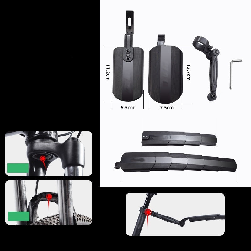 Bike mudguard set retractable adjustable | Kalsten