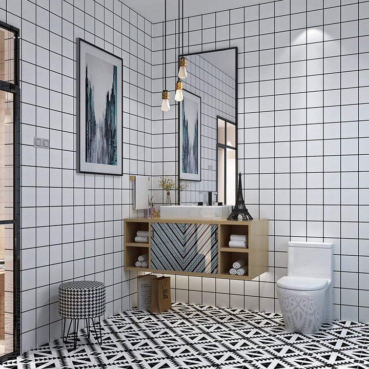 Kalsten | Square Mosaic Tile Peel and Stick Tile for Kitchen and Bathroom