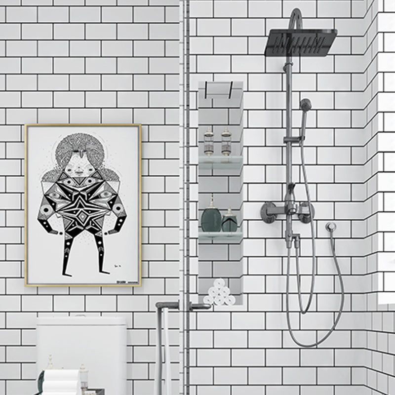Kalsten | Square Mosaic Tile Peel and Stick Tile for Kitchen and Bathroom