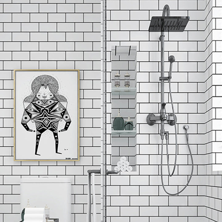 Kalsten | Square Mosaic Tile Peel and Stick Tile for Kitchen and Bathroom
