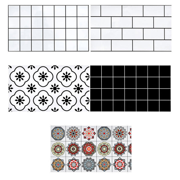 Kalsten | Square Mosaic Tile Peel and Stick Tile for Kitchen and Bathroom