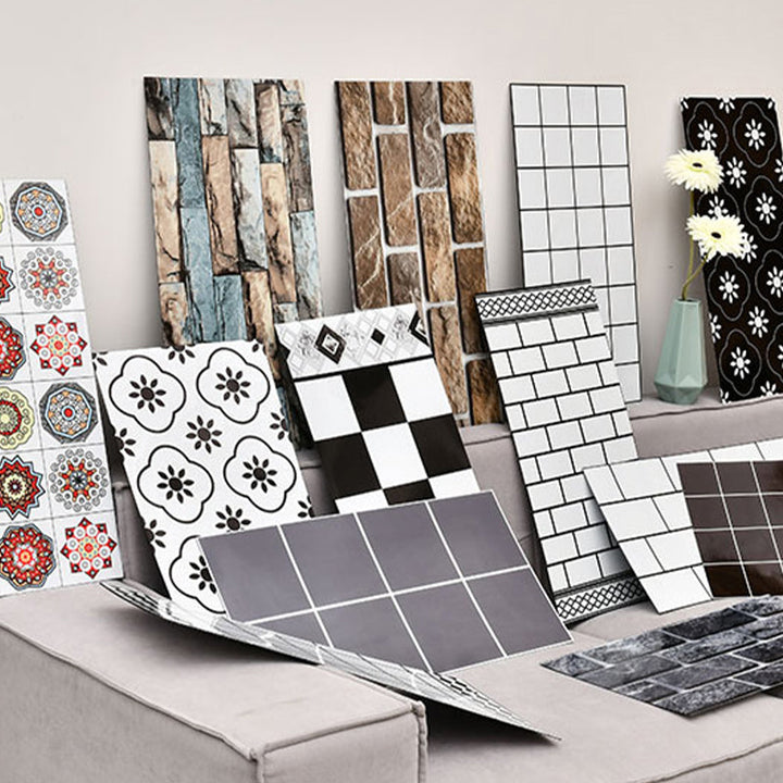 Kalsten | Square Mosaic Tile Peel and Stick Tile for Kitchen and Bathroom