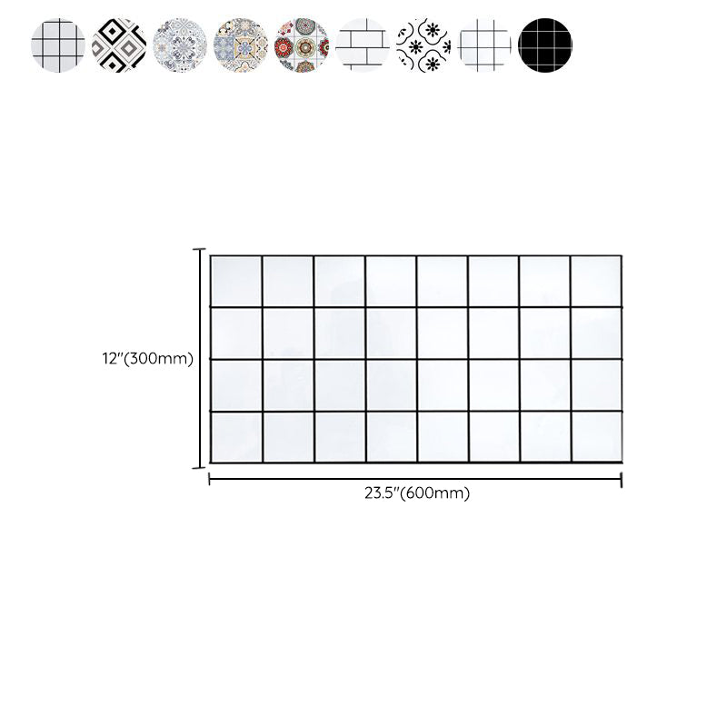 Kalsten | Square Mosaic Tile Peel and Stick Tile for Kitchen and Bathroom