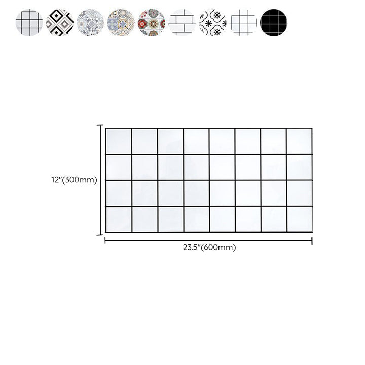 Kalsten | Square Mosaic Tile Peel and Stick Tile for Kitchen and Bathroom