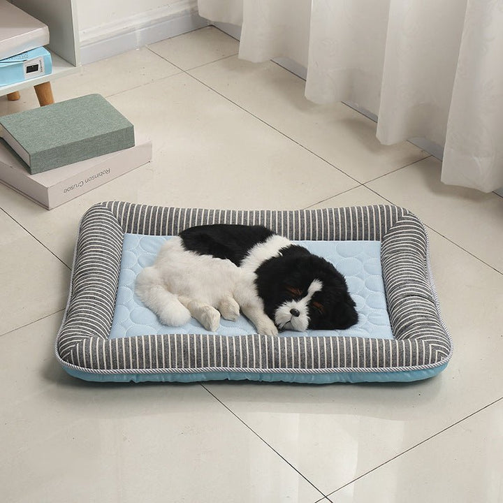 Cooling mat for pets with raised padded edge | Kalsten