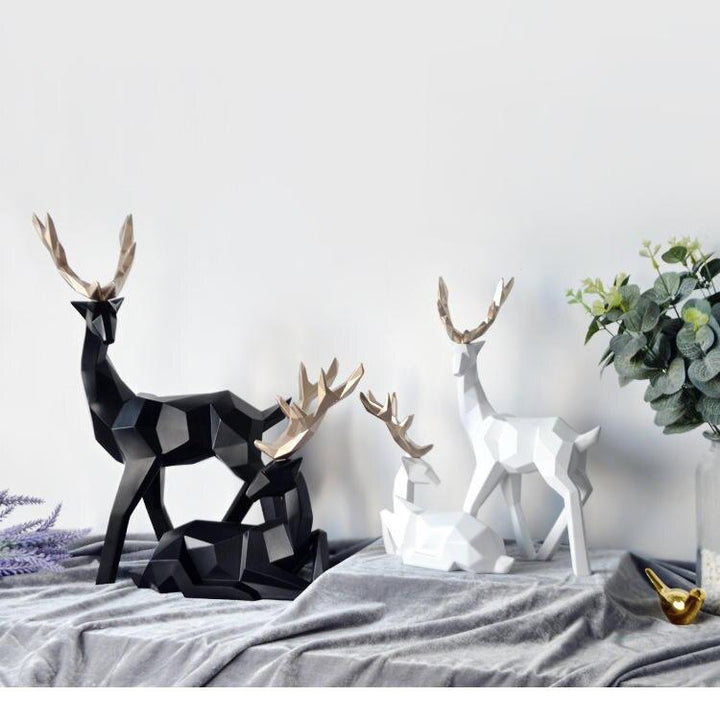 Kalsten | Abstract Deer Figures Pair