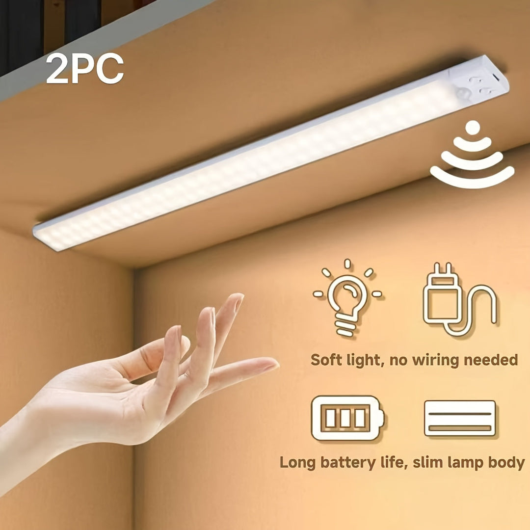 LED Under-Cabinet Light with Motion Sensor 2-Piece Set | Kalsten