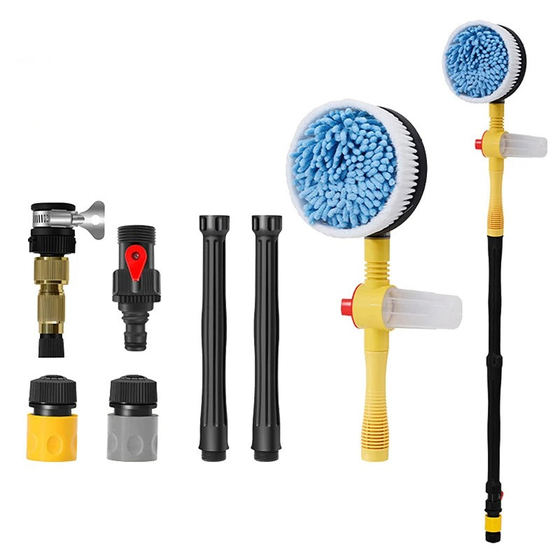 Kalsten | TurboBrush 360 Car Wash Brush – Rotating Brush with Soap Dispenser & Extension Pole