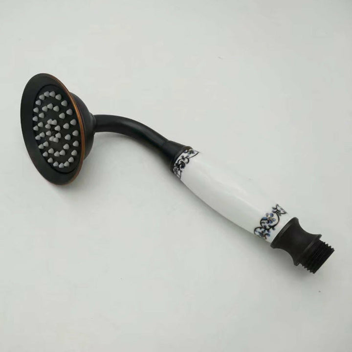 Kalsten | Traditional Handheld Shower Head with Hose Polished Brass Wall Mounted Shower Head