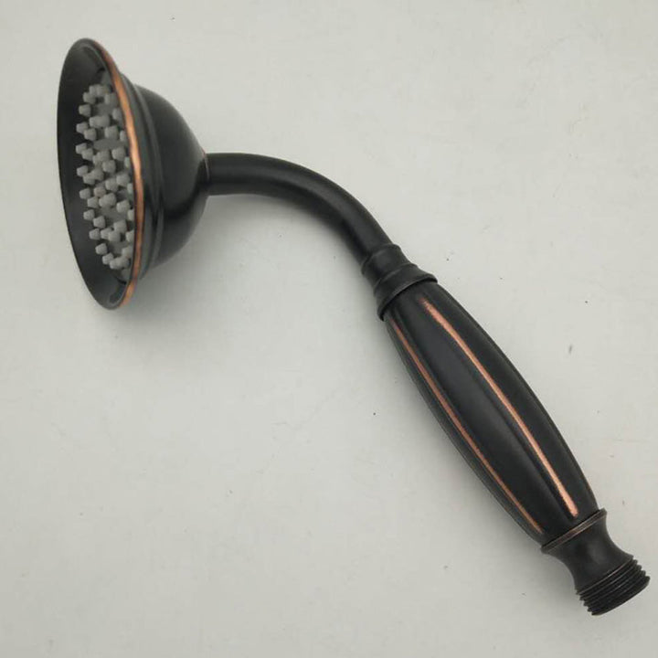 Kalsten | Traditional Handheld Shower Head with Hose Polished Brass Wall Mounted Shower Head