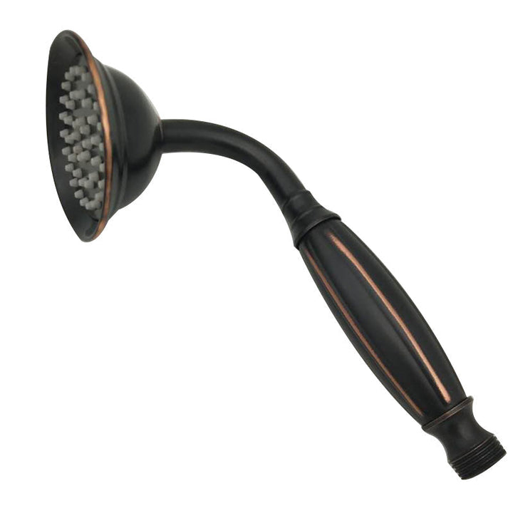 Kalsten | Traditional Handheld Shower Head with Hose Polished Brass Wall Mounted Shower Head