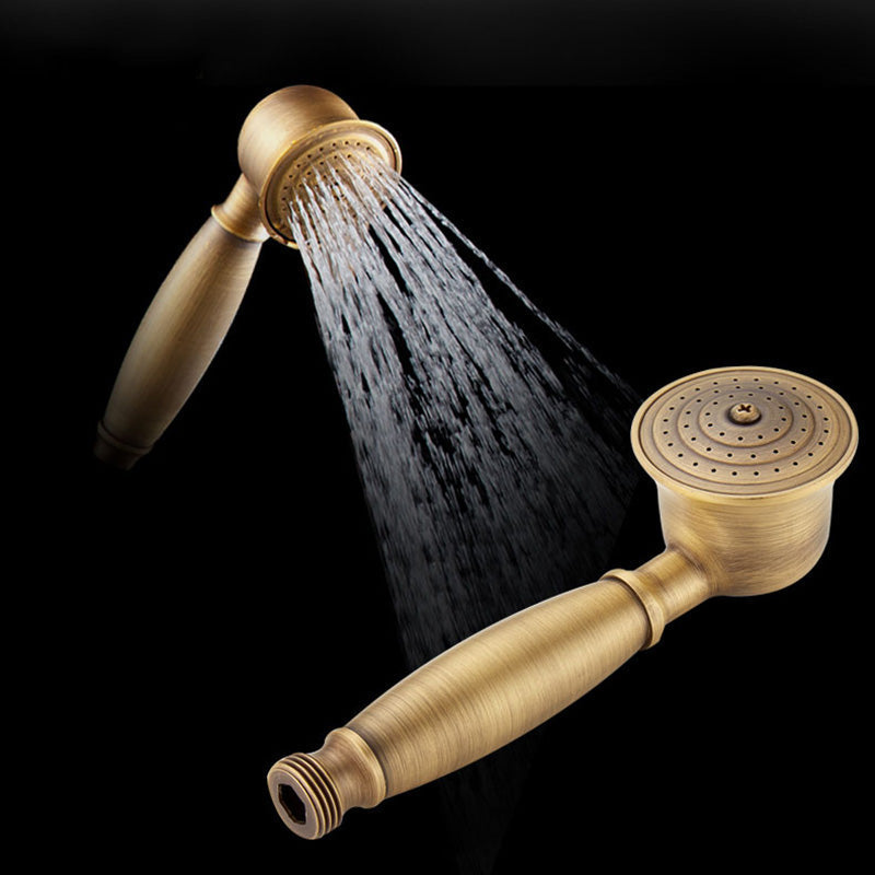 Kalsten | Traditional Handheld Shower Head with Hose Polished Brass Wall Mounted Shower Head