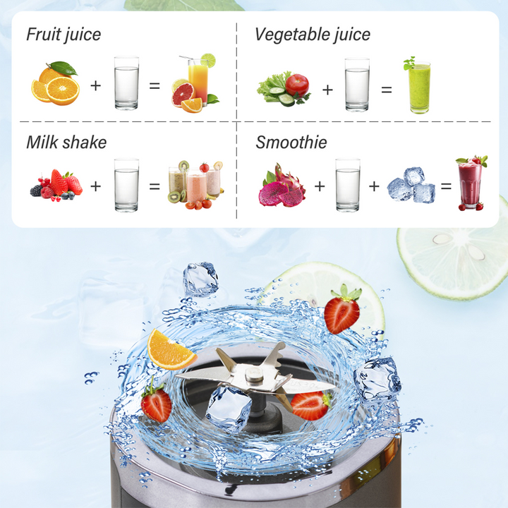 PowerBlade 10X — Mix every shake perfectly creamy and enjoy fresh power anytime and anywhere! | Kalsten