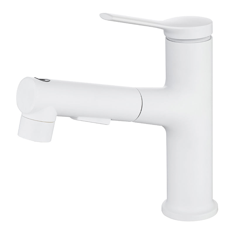 Kalsten | Round Vessel Sink Bathroom Faucet Simple Style Faucet with Brass Material