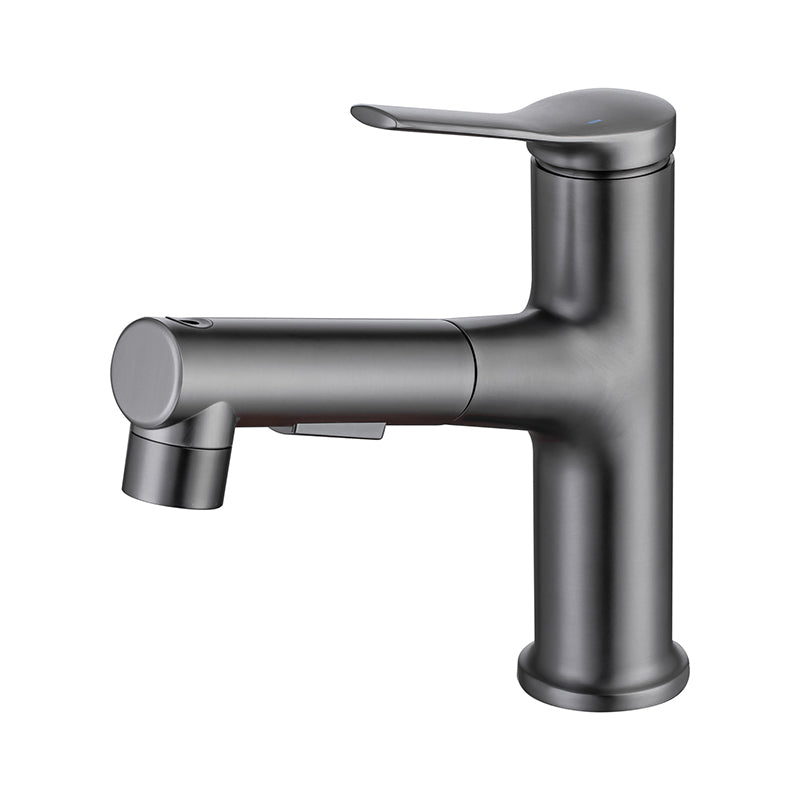 Kalsten | Round Vessel Sink Bathroom Faucet Simple Style Faucet with Brass Material
