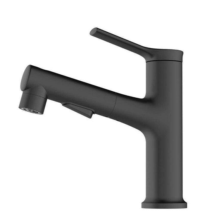 Kalsten | Round Vessel Sink Bathroom Faucet Simple Style Faucet with Brass Material
