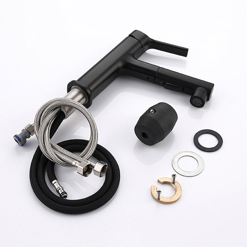 Kalsten | Round Vessel Sink Bathroom Faucet Simple Style Faucet with Brass Material